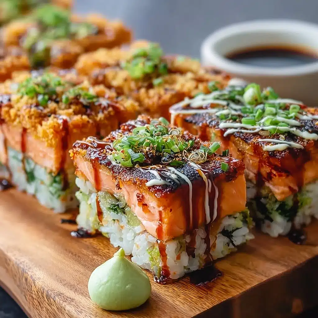 Spicy Salmon Sushi Bake Recipe - Recipe Image