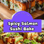 Spicy Salmon Sushi Bake Recipe