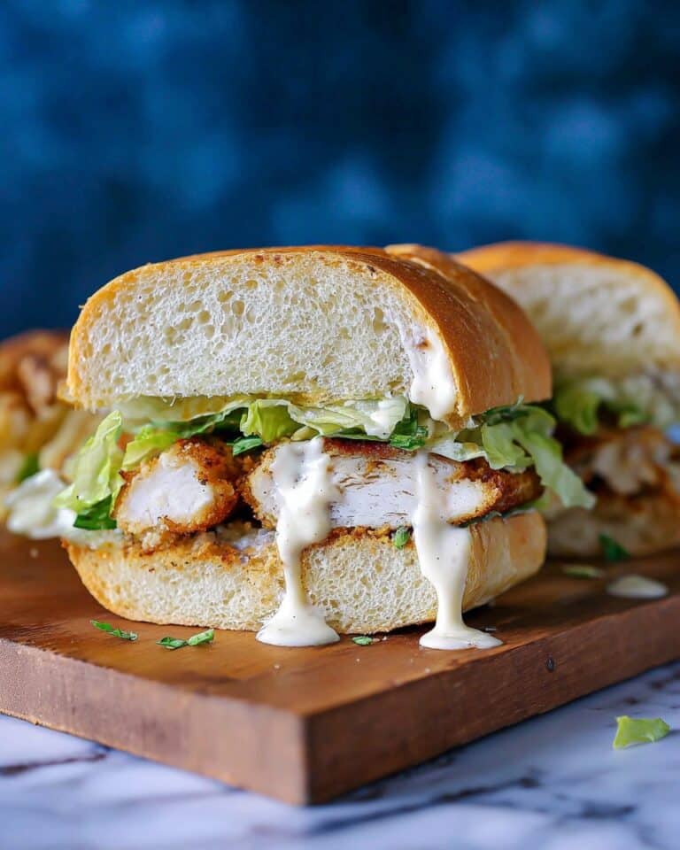 Crispy Chicken Caesar Sandwich Recipe