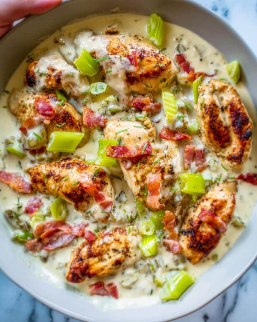 Creamy Pepperoncini Chicken Skillet Recipe