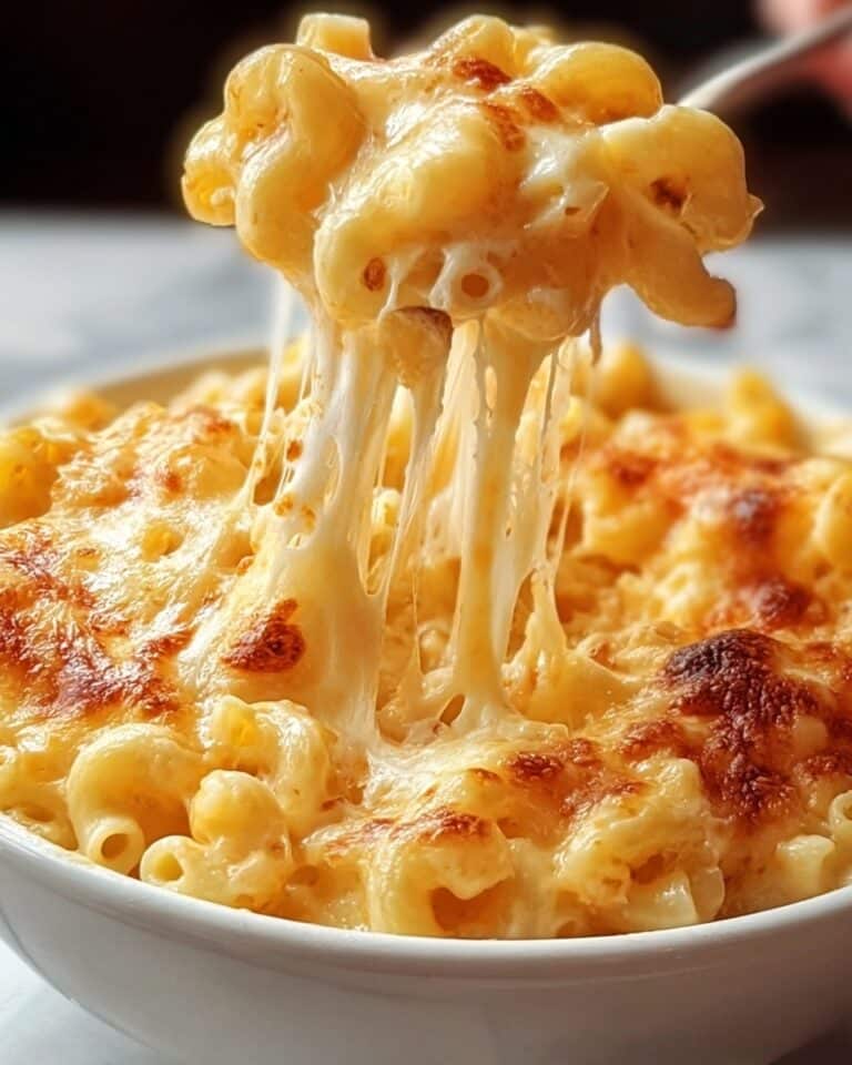 Creamy Baked Mac and Cheese with Panko Breadcrumb Topping Recipe