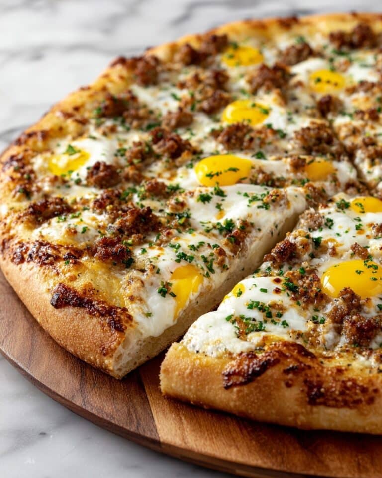 Easy Biscuits and Gravy Breakfast Pizza Recipe