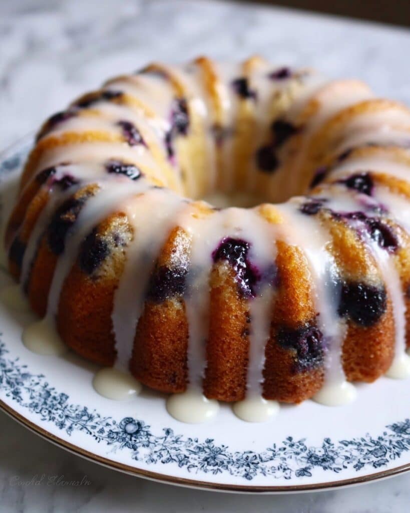 Blueberry Breakfast Bundt Cake Recipe