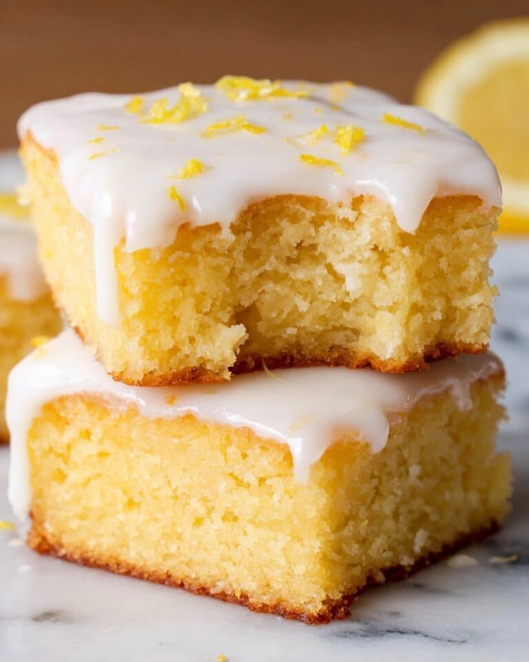 Easy Lemon Brownies Recipe