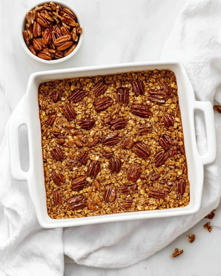 Pecan Pie Baked Oatmeal Recipe