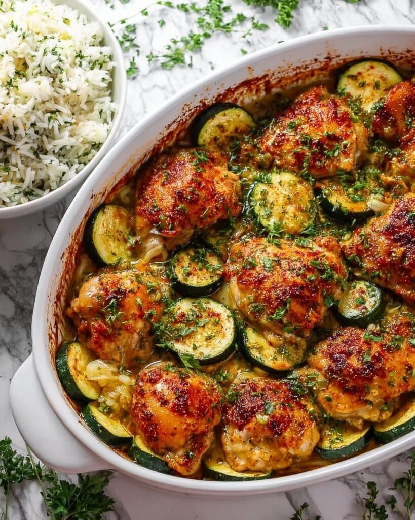 Easy Chicken Zucchini Bake Recipe