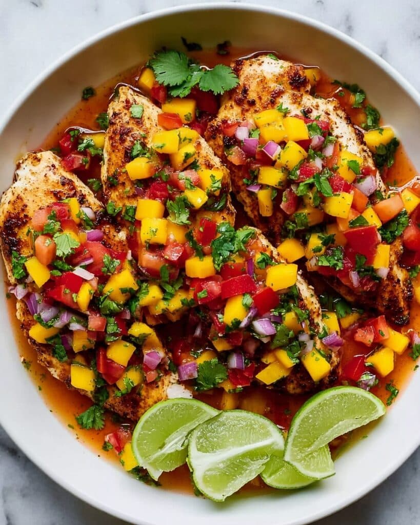 Easy Mango Salsa Chicken Recipe