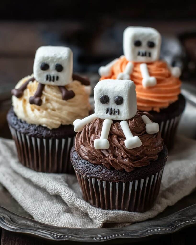 Skeleton Cupcakes Recipe