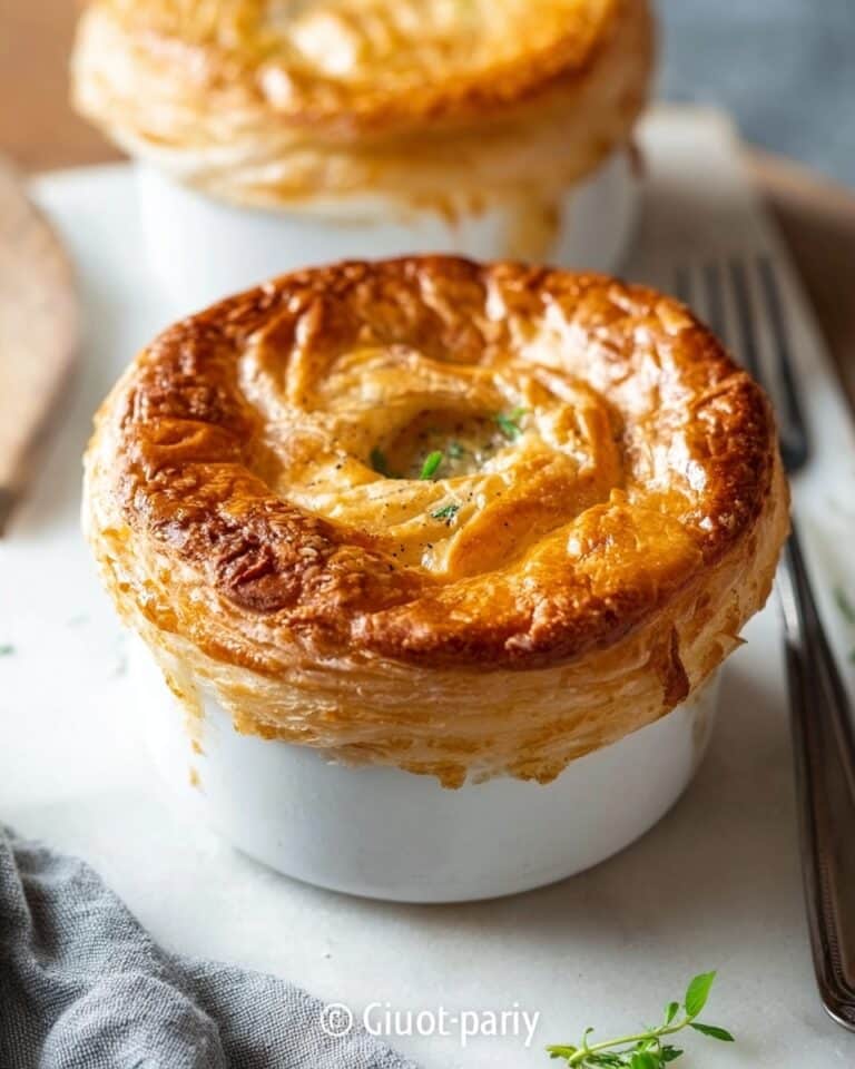 Chicken Pot Pie with Puff Pastry Recipe
