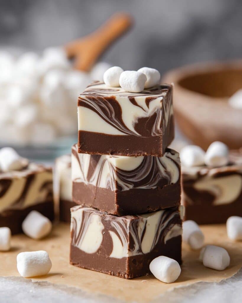 Marshmallow Swirl Fudge Recipe