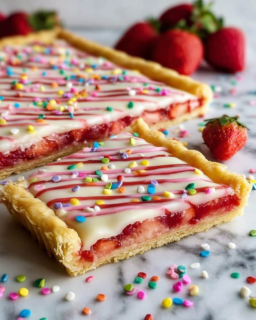 Strawberry Pop Tart Sugar Cookies Recipe