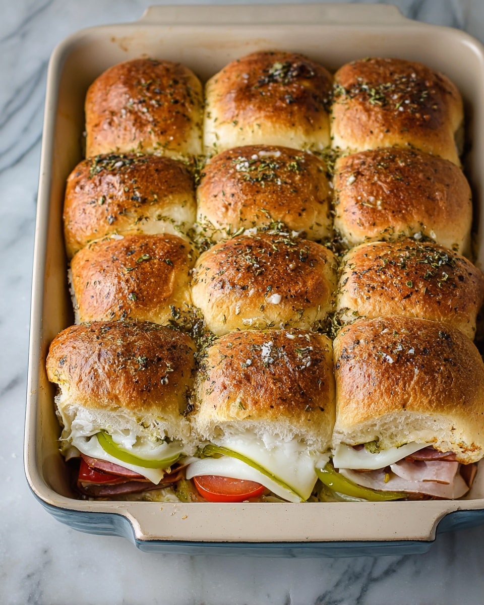 Hot Italian Sub Sliders Recipe