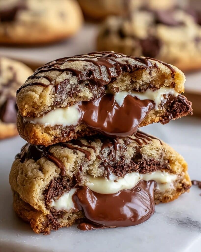 Cheesecake Stuffed Chocolate Chip Cookies Recipe