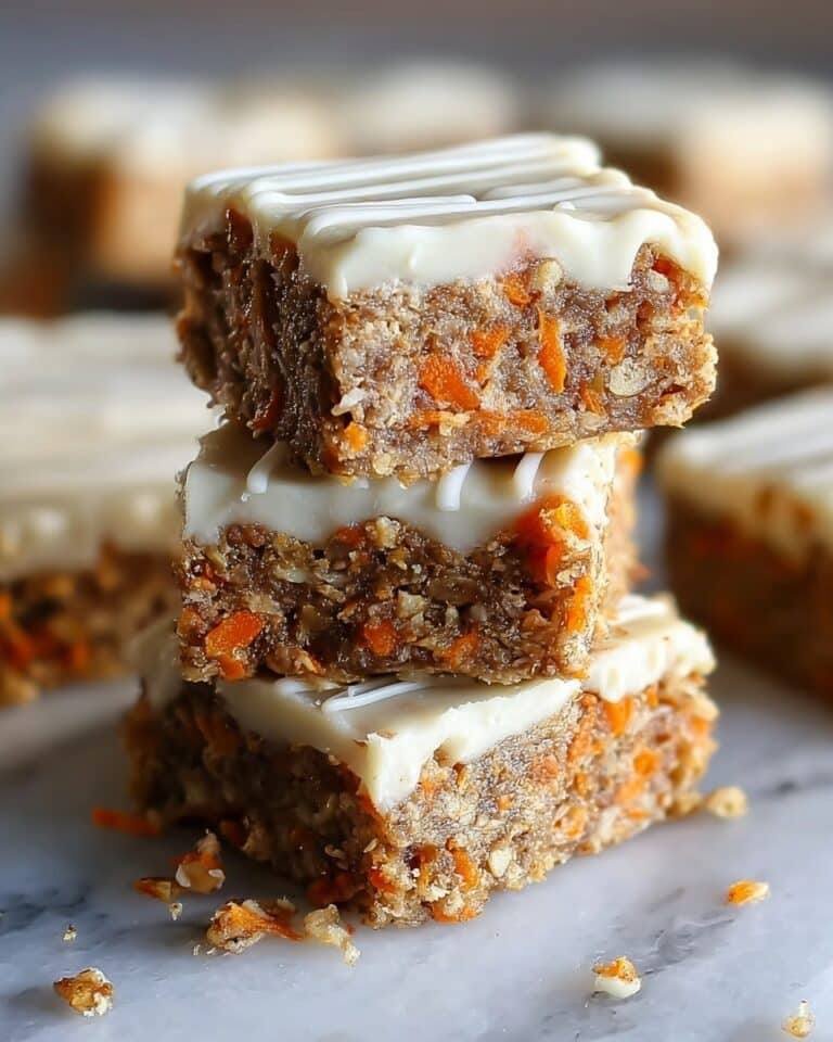 Cottage Cheese Carrot Cake Bars Recipe