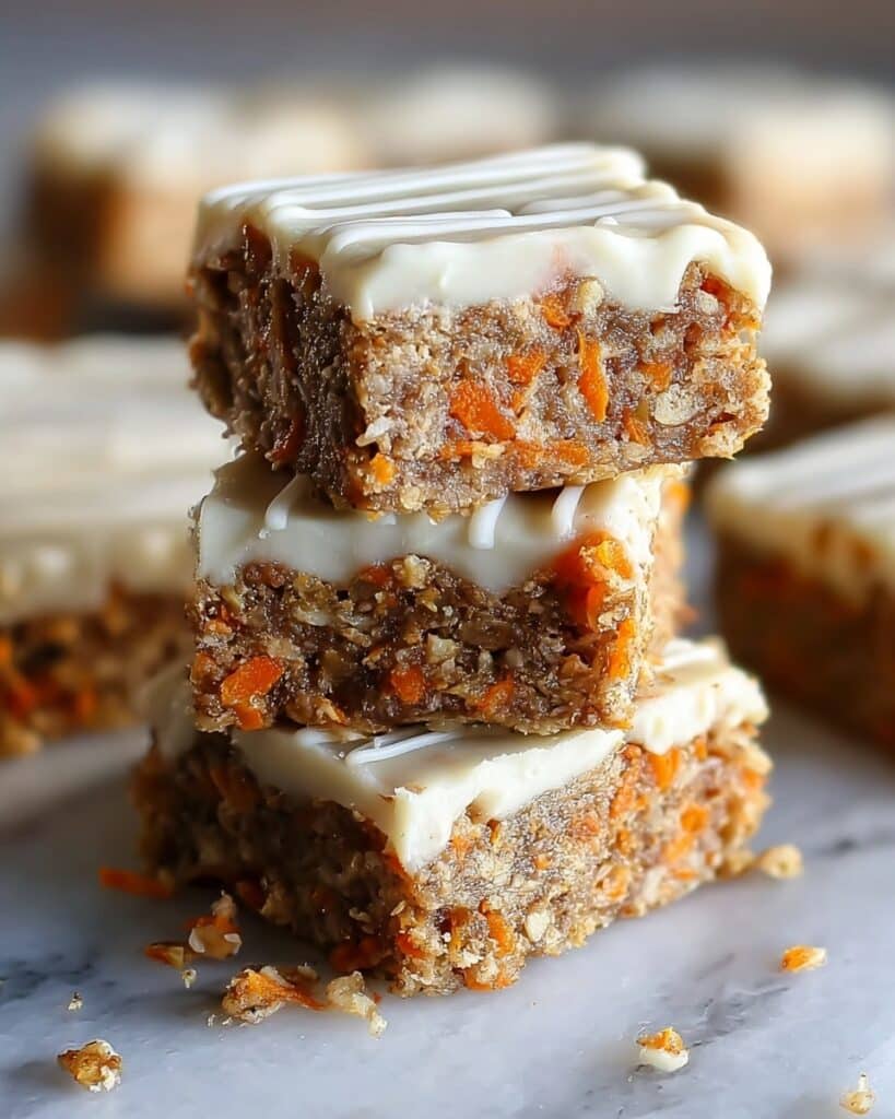 Cottage Cheese Carrot Cake Bars Recipe