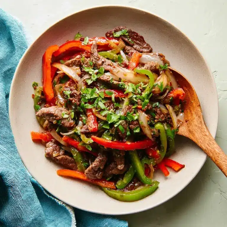 Chinese Pepper Steak with Onions Recipe