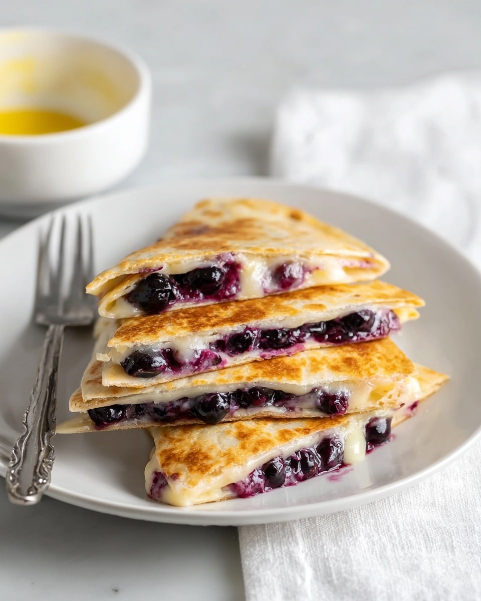 Blueberry Breakfast Quesadilla Recipe