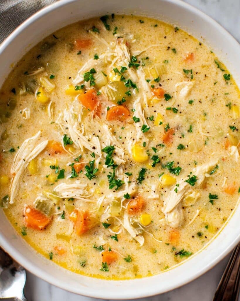 Creamy Chicken Corn Chowder Recipe