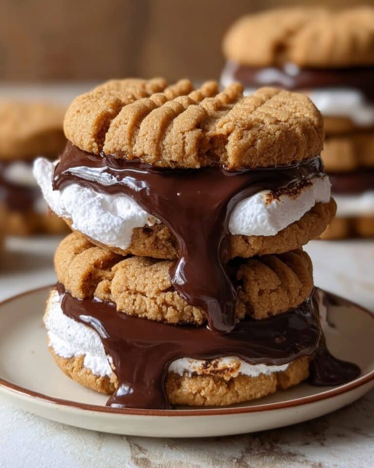 Peanut Butter S’mores Sandwich Cookies Recipe