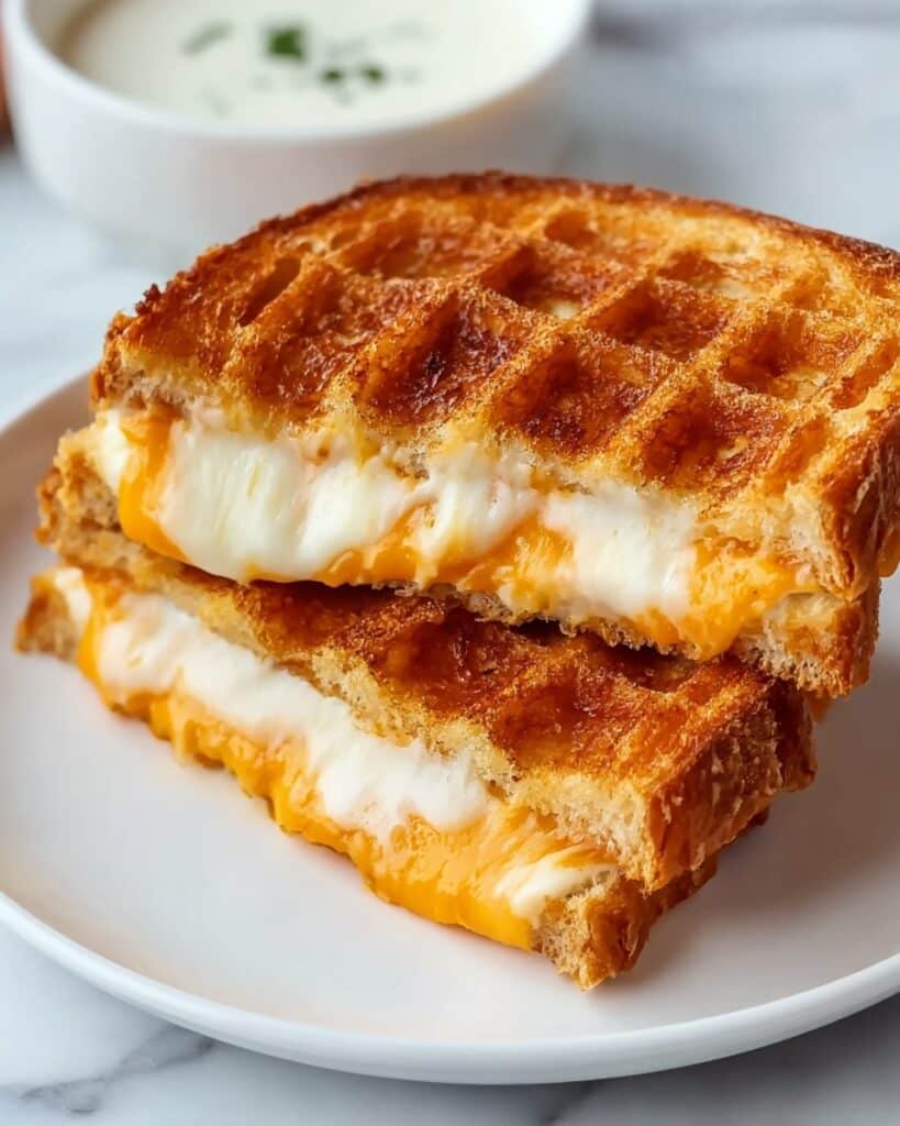 Low Carb Grilled Cheese Chaffle Recipe