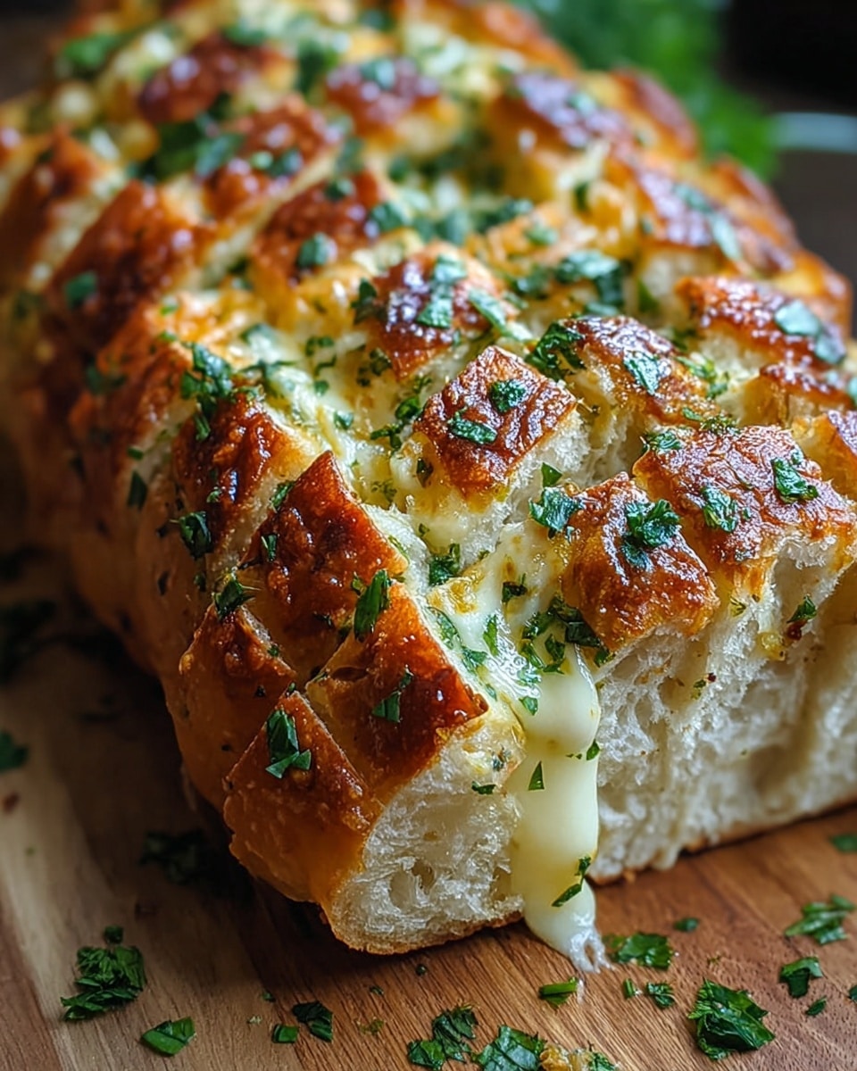 Cheesy Garlic Bliss Pull-Apart Bread Recipe