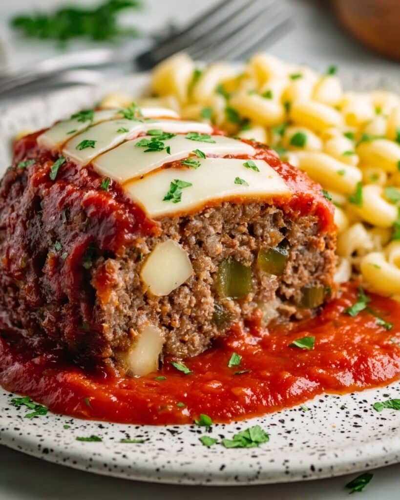 Stuffed Italian Meatloaf Recipe