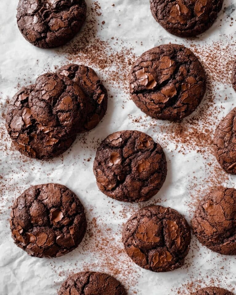 20 Minute Fudgy Chocolate Brownie Cookies Recipe