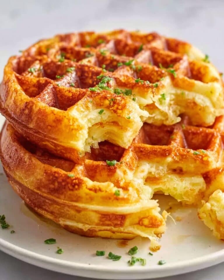 Crispy Hash Brown Waffles Recipe