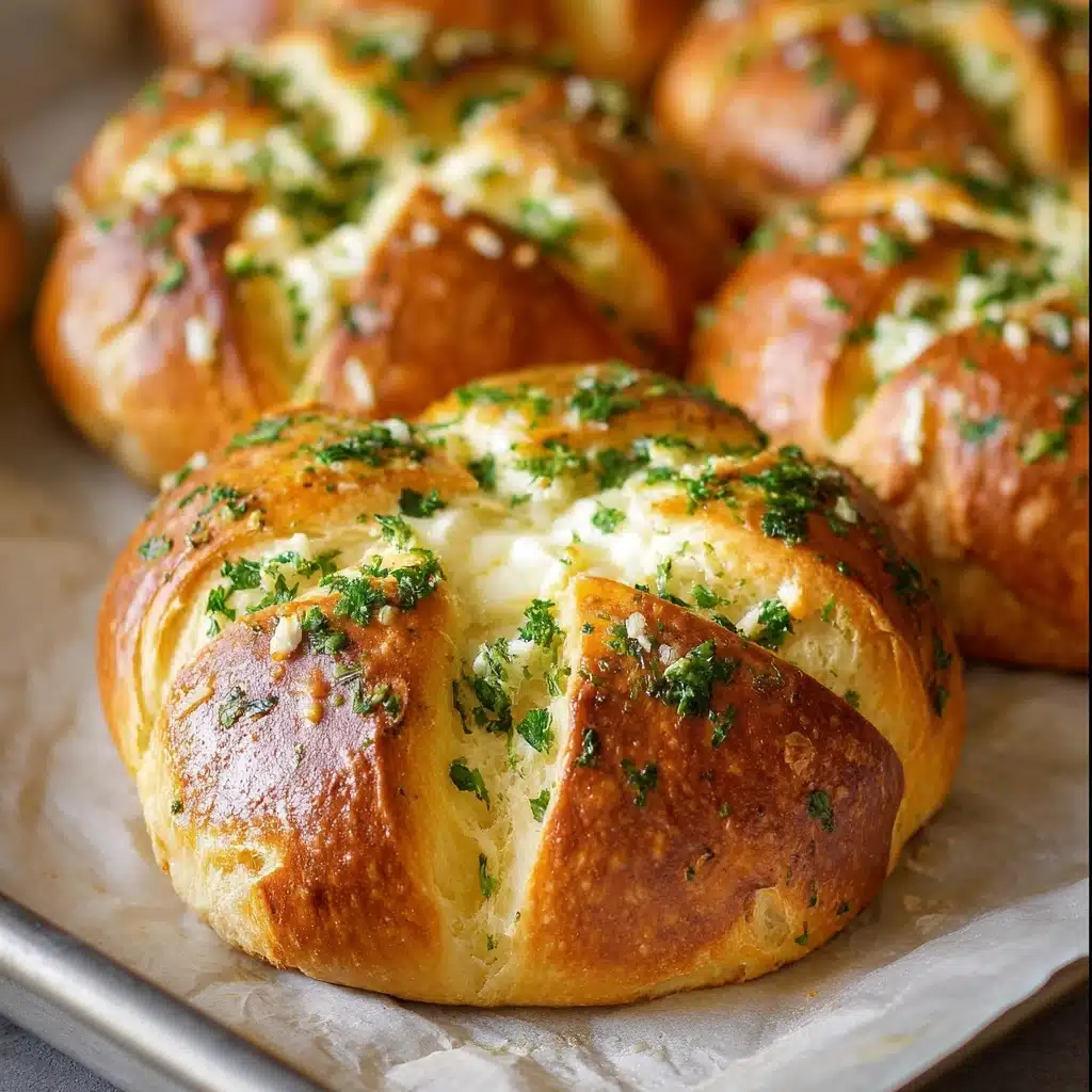 Korean Cream Cheese Garlic Bread Recipe - Recipe Image