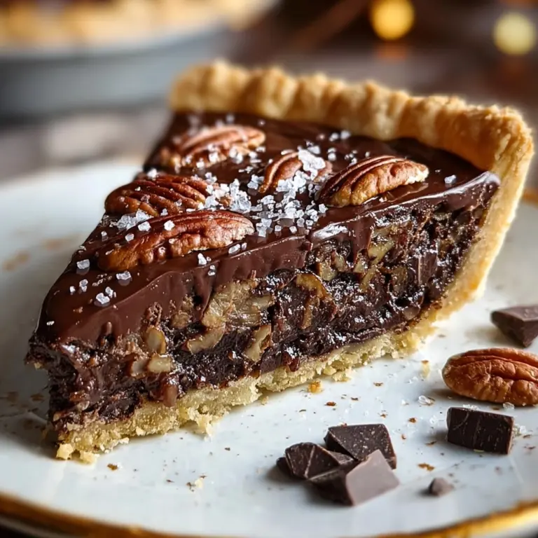 Texas Chocolate Pecan Pie Recipe