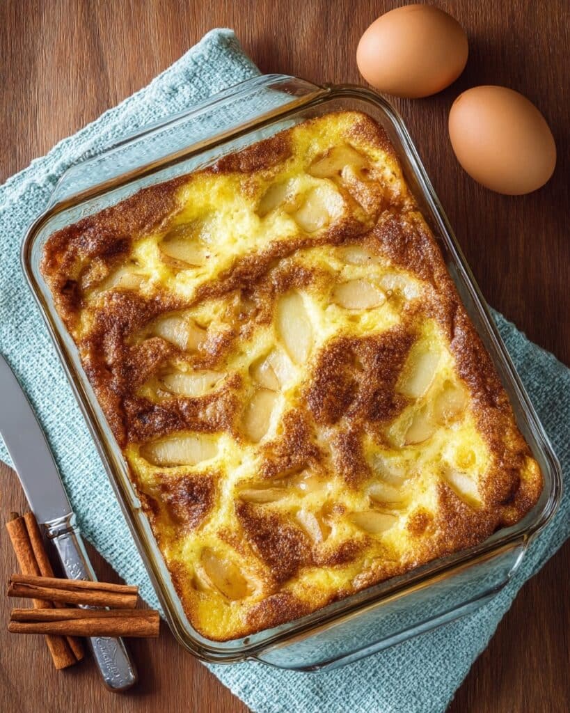 Apple Cinnamon Cottage Cheese Bake Recipe