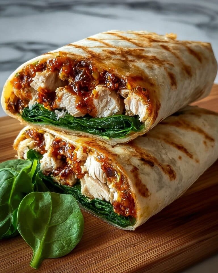 Sweet Chili Chicken Wraps Recipe