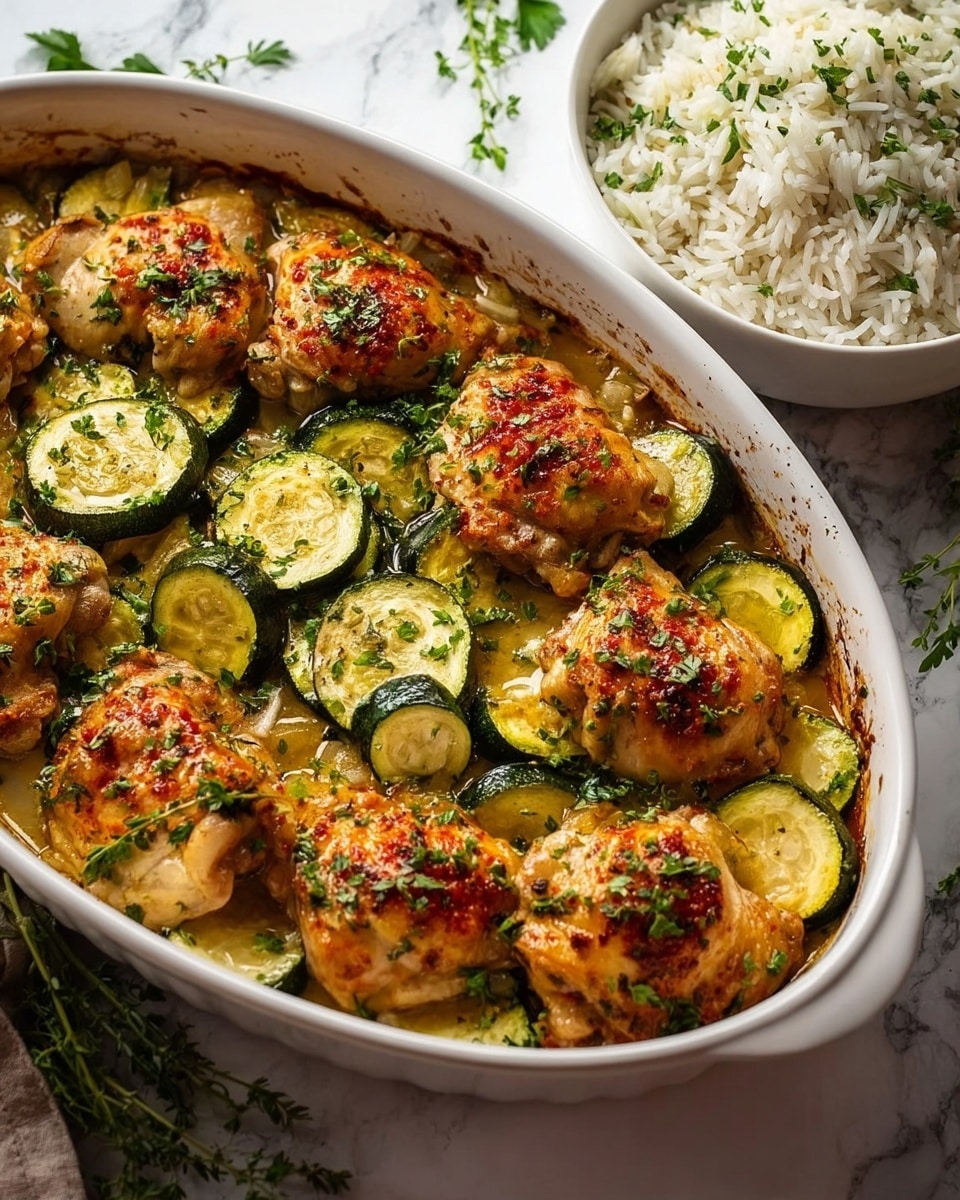 Easy Chicken Zucchini Bake Recipe - Recipe Image