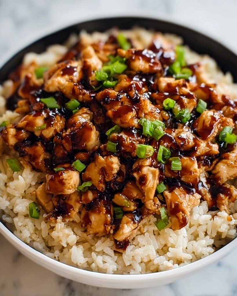 Honey BBQ Chicken Rice Recipe