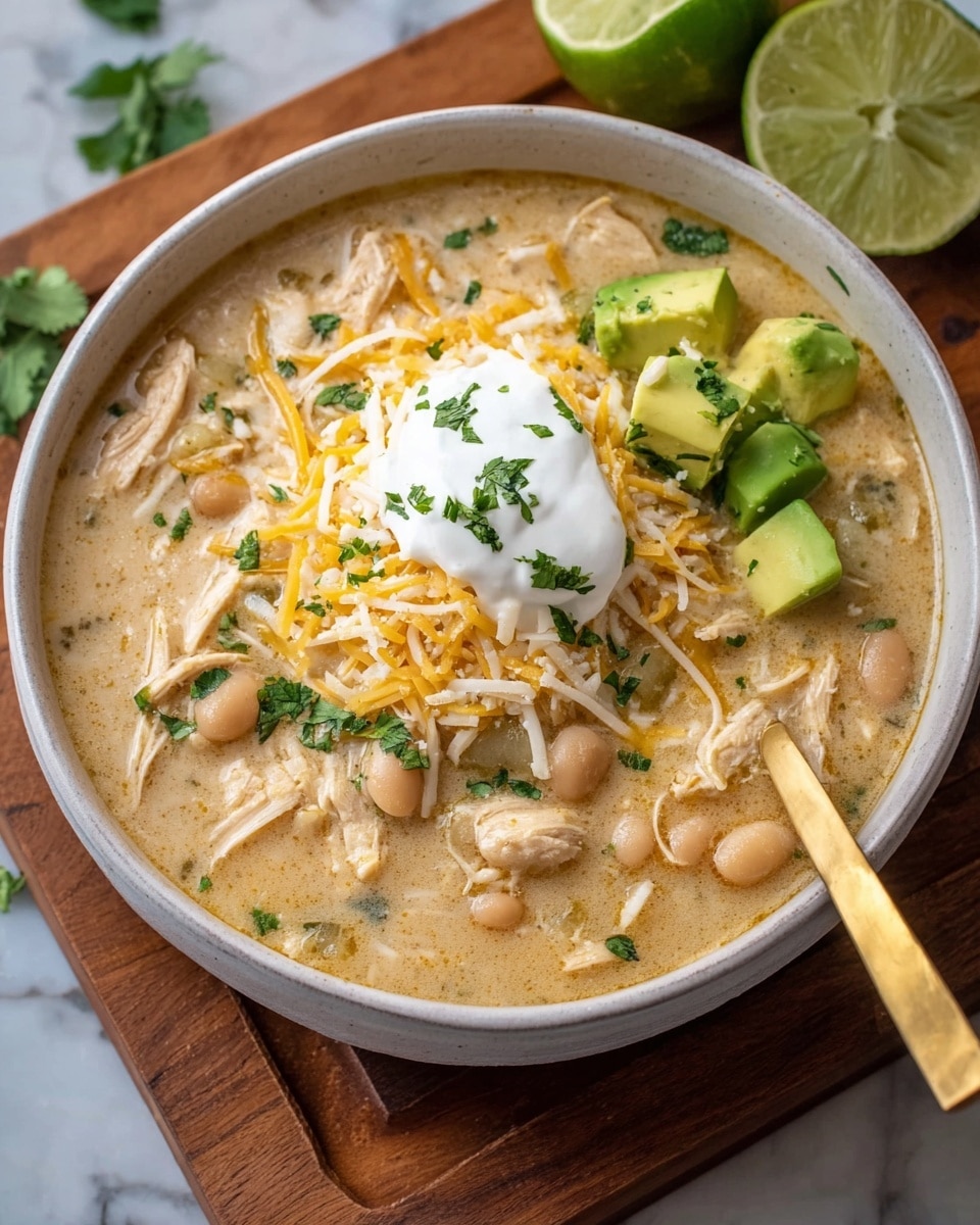 Slow Cooker White Chicken Chili Recipe