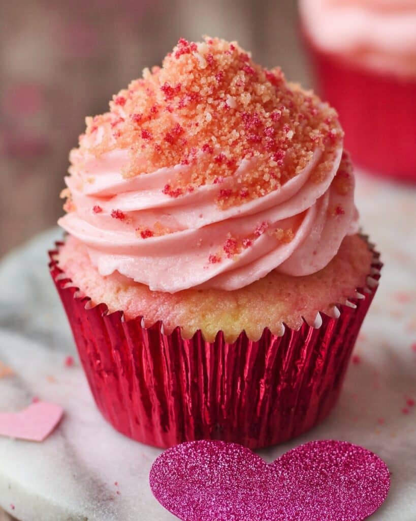 Strawberry Crunch Cupcakes Recipe