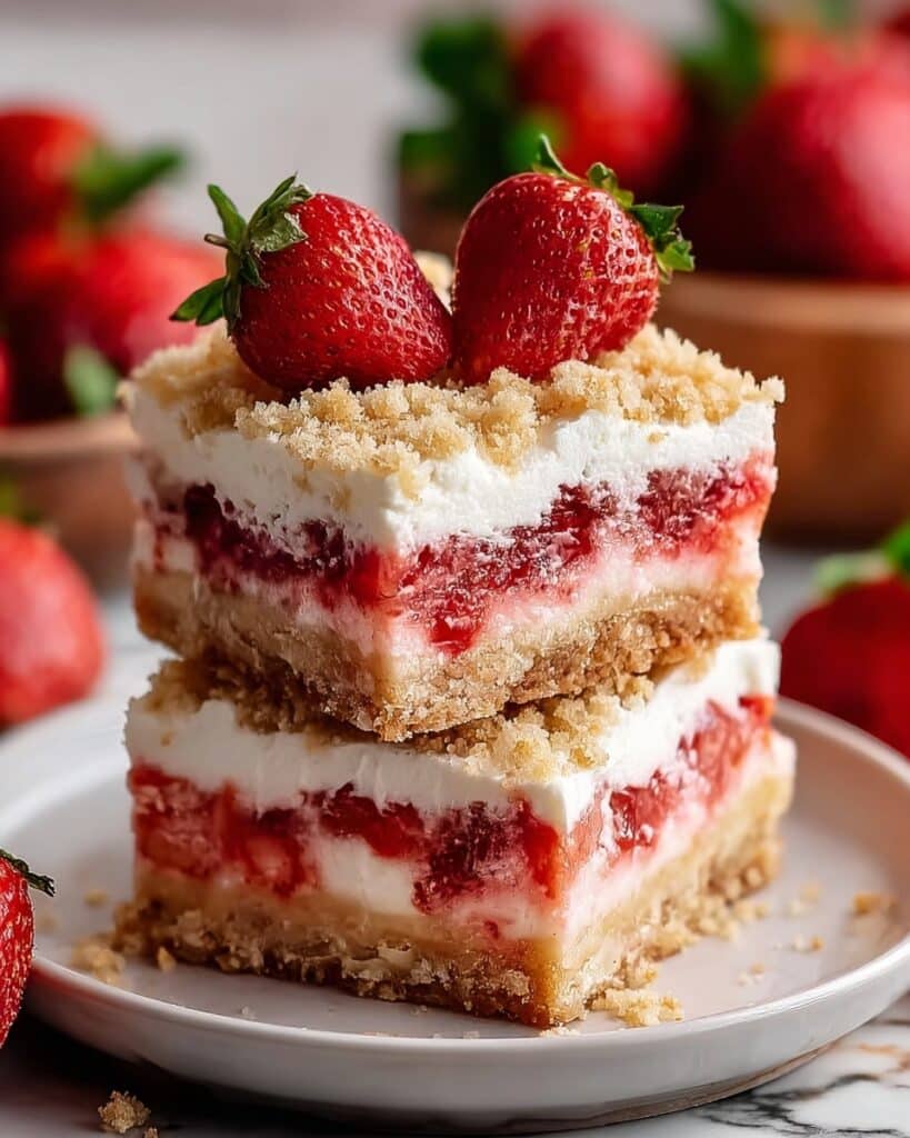 Strawberry Shortcake Bars Recipe