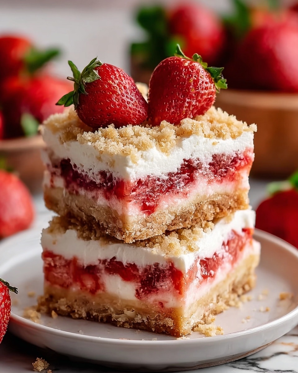Strawberry Shortcake Bars Recipe