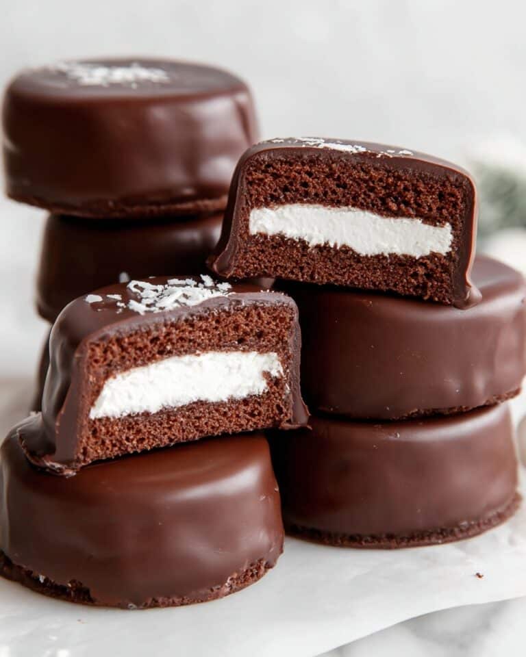 Marshmallow Filling and Chocolate Coating Recipe