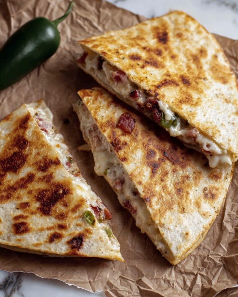 Jalapeno Popper Quesadillas Recipe