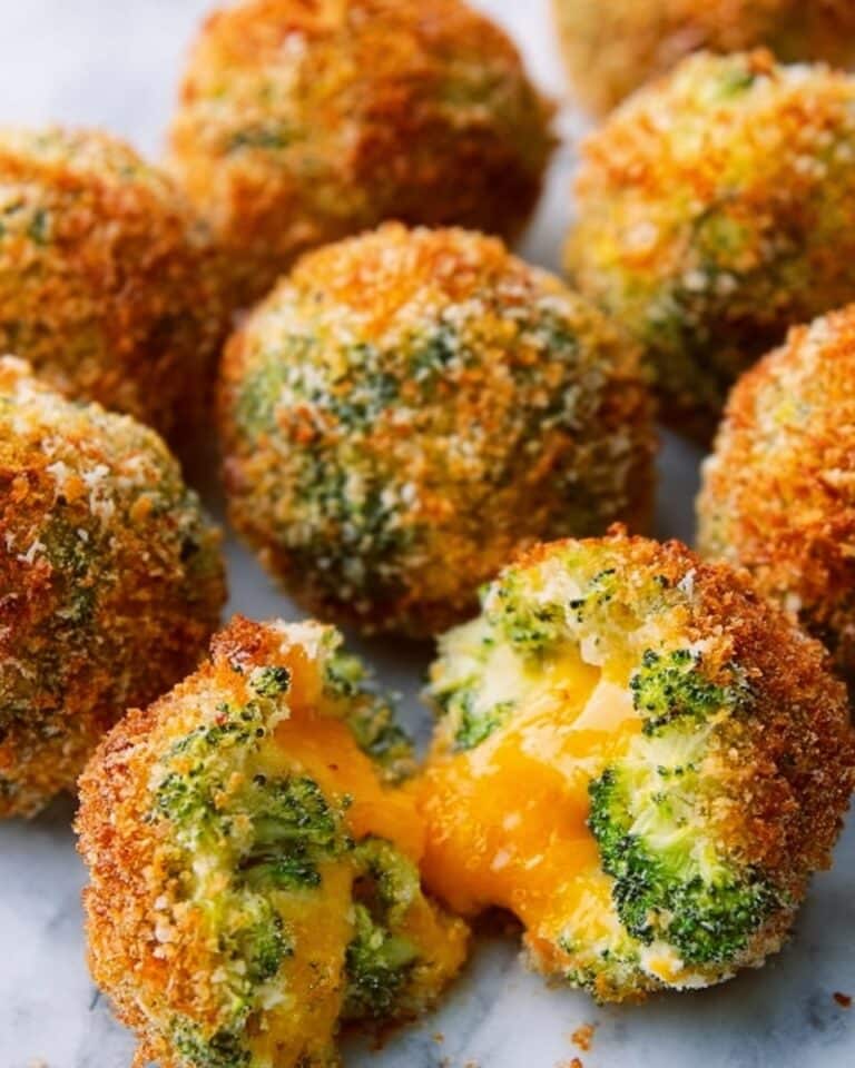 Baked Broccoli Cheese Balls Recipe