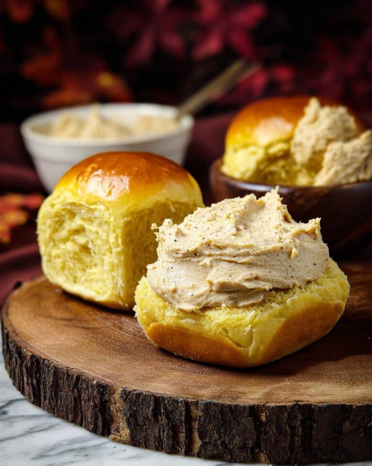 Soft Pumpkin Rolls with Spiced Butter Recipe
