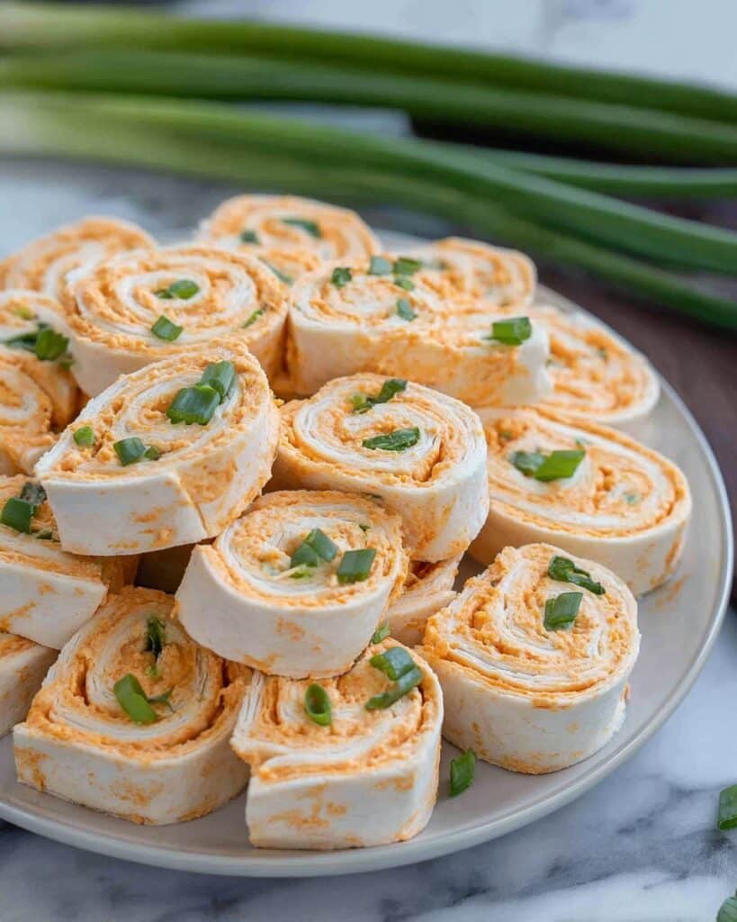 Buffalo Chicken Pinwheels Recipe