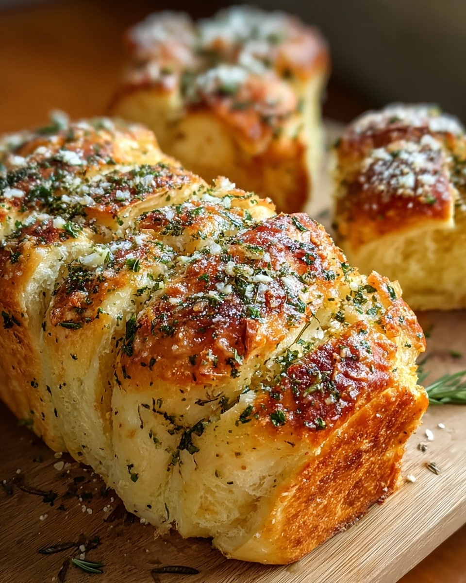 Garlic Parmesan Herb Bread Recipe