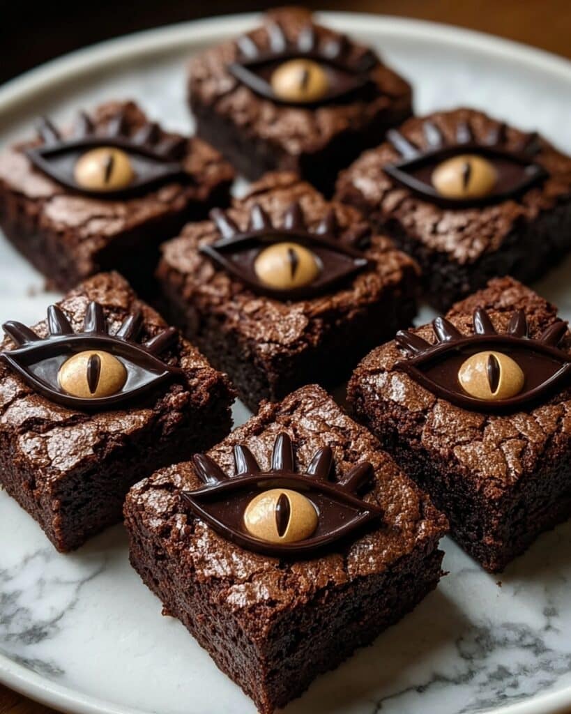 Monster Eye Brownie Bites Recipe