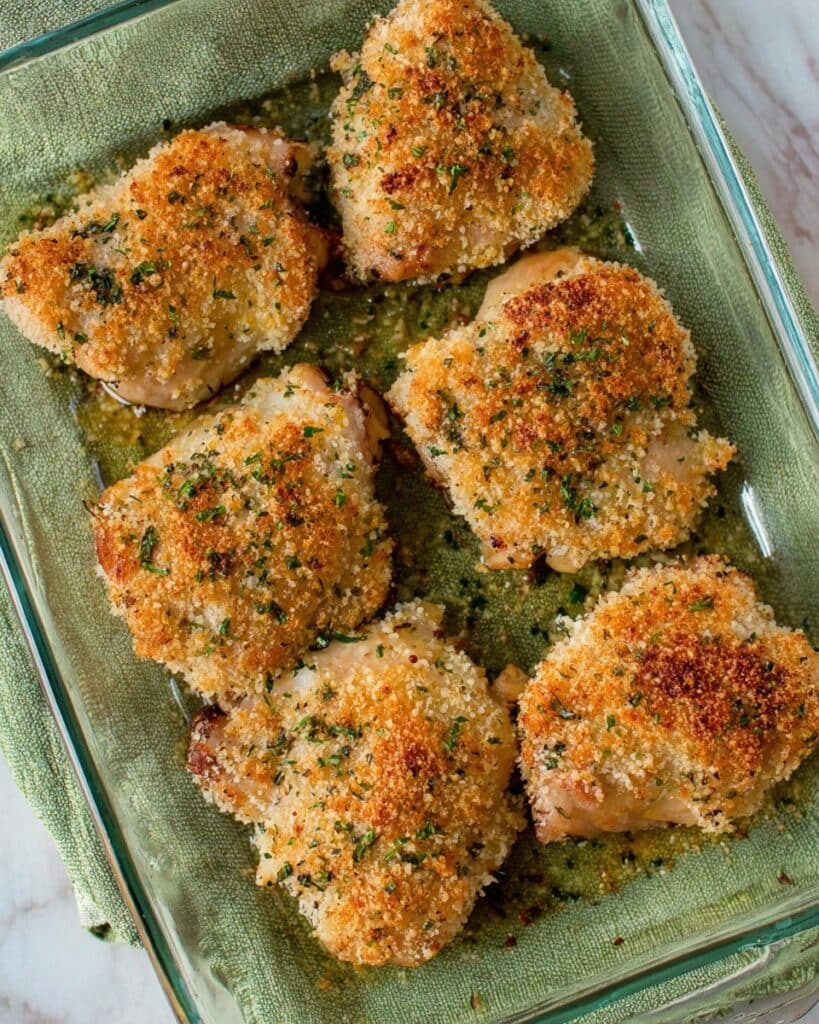 Garlic Parmesan Chicken Thighs Recipe
