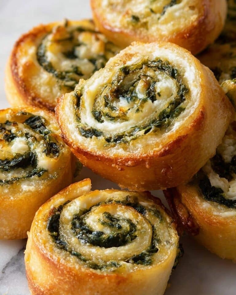 Spinach Dip Pinwheels Recipe