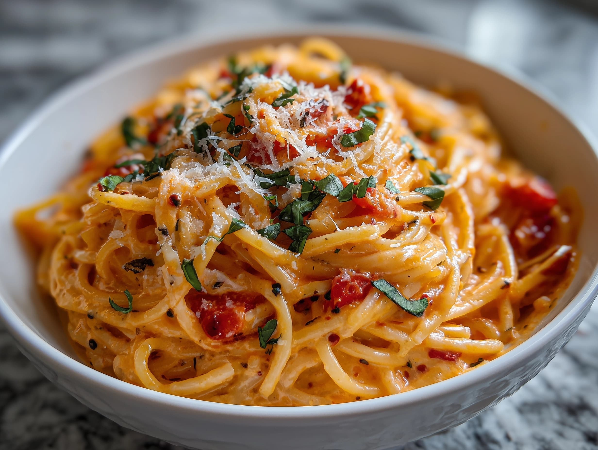 Creamy Sun-Dried Tomato Pasta Recipe - Recipe Image