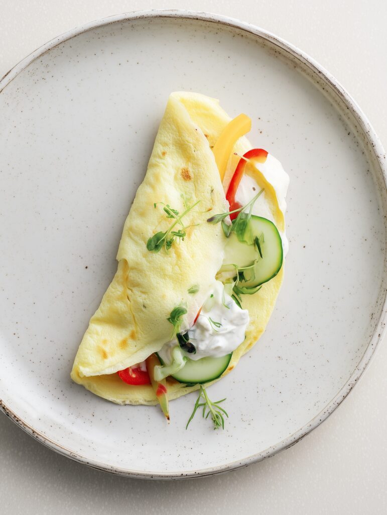 Egg & Veggie Pittas Recipe