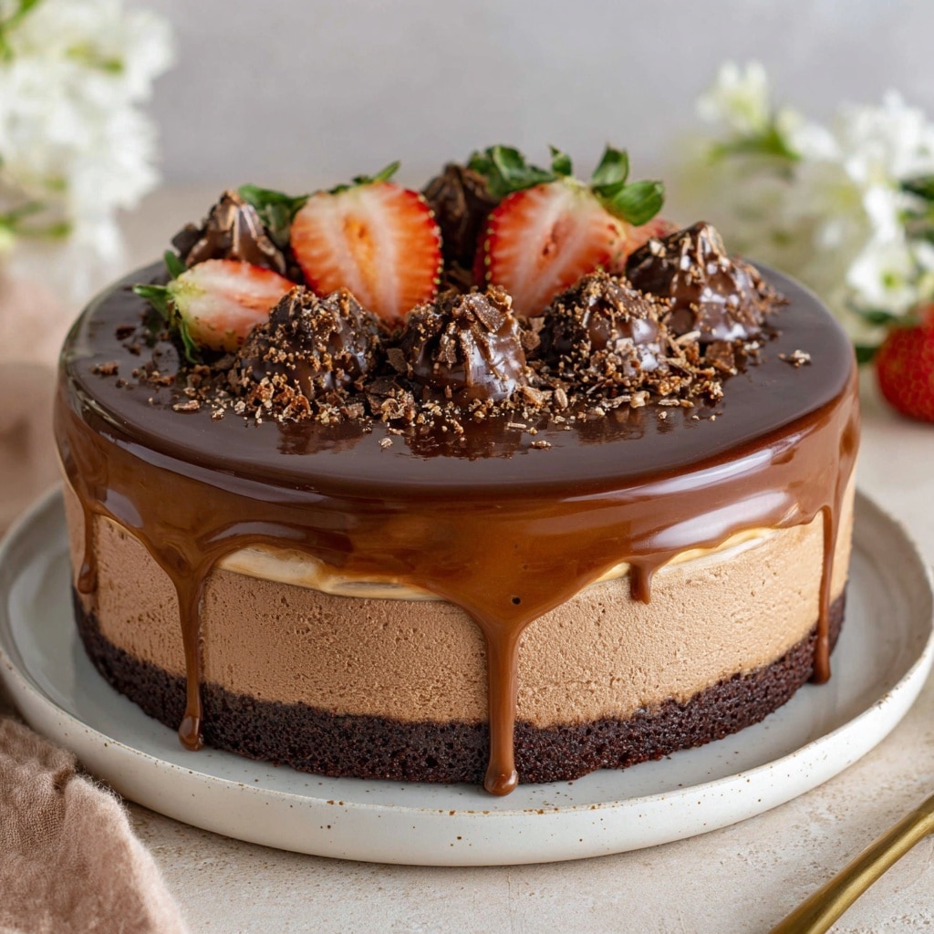 Ferrero Rocher Nutella Cheesecake Recipe - Recipe Image